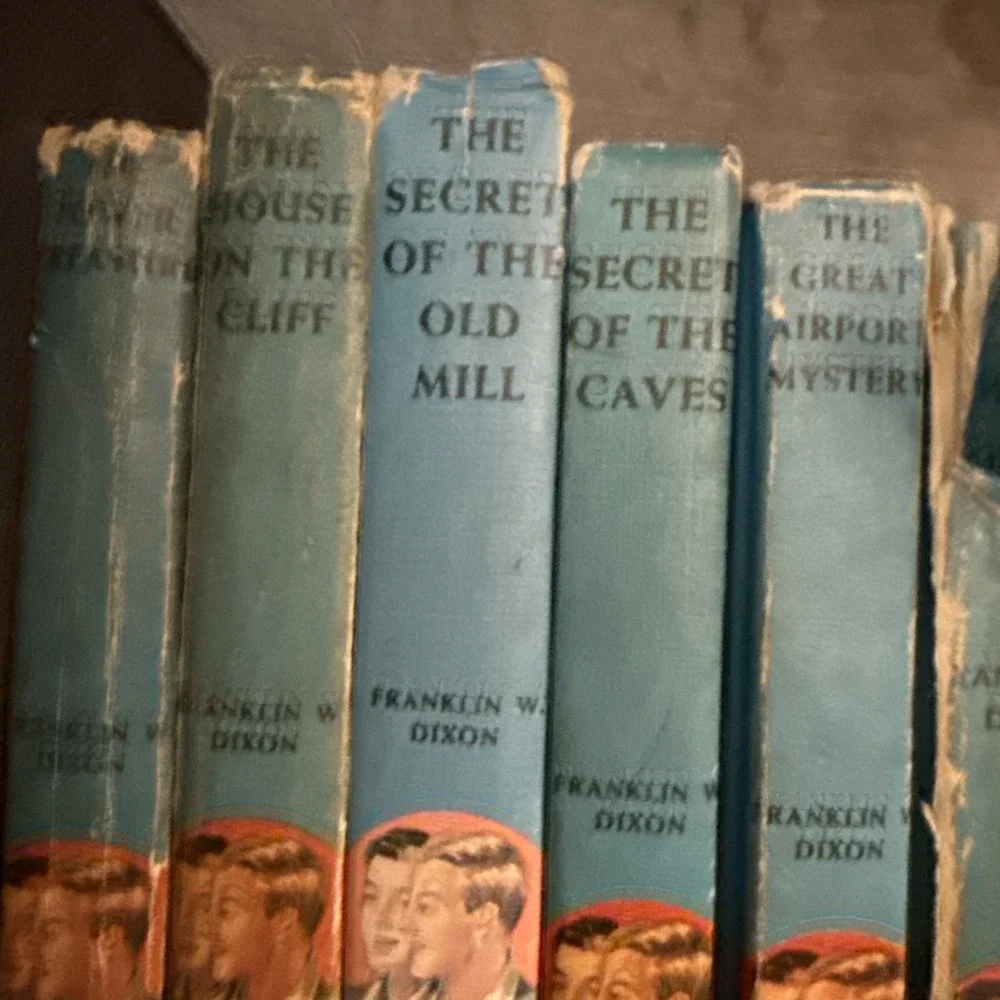 Vintage Hardy Boys Hardback Book Lot Of 16 # 1,2,3,7,9,10,13,18,19,20,24,29,31,
